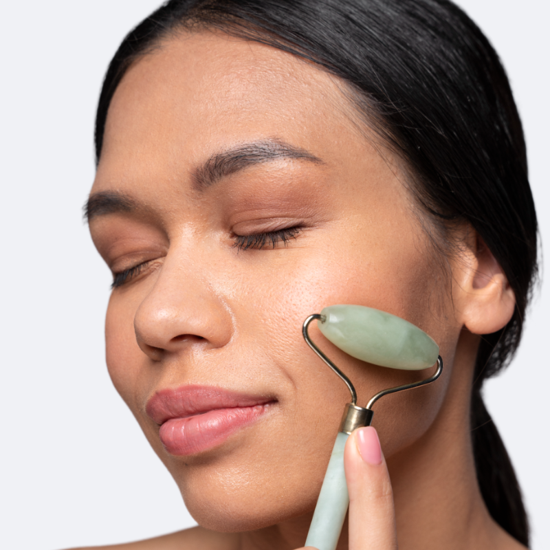 Gha-Sha et rouleau facial