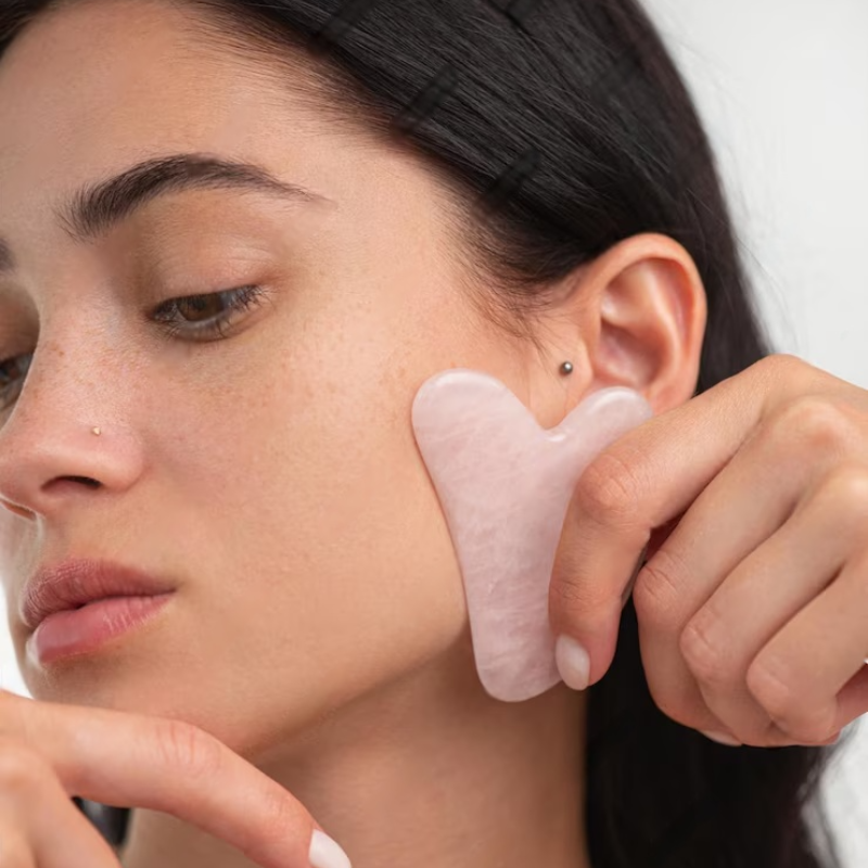 Gha-Sha et rouleau facial